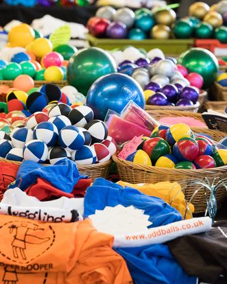 A photo of some traders stock at BJC 2024